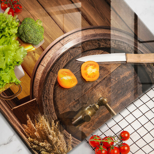 Tábua de cortar Um barril de cerveja