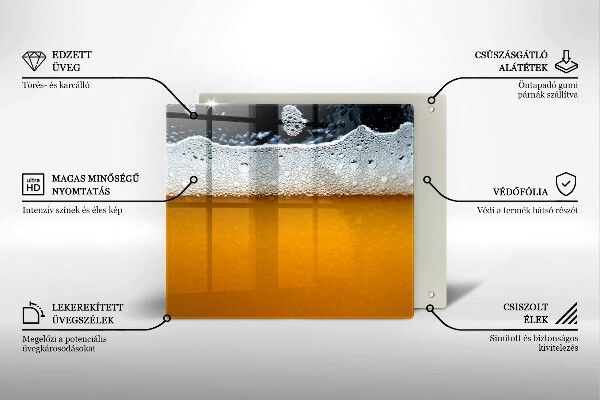 Tábua para corte Beber espuma de cerveja