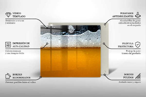 Tábua para corte Beber espuma de cerveja