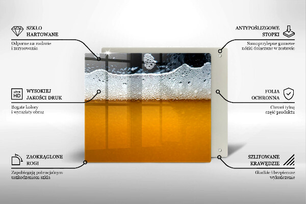 Tábua para corte Beber espuma de cerveja