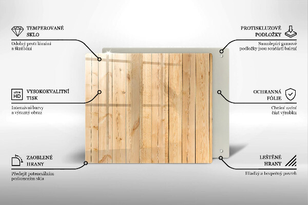 Tábua de cortar Tábuas de madeira delicadas