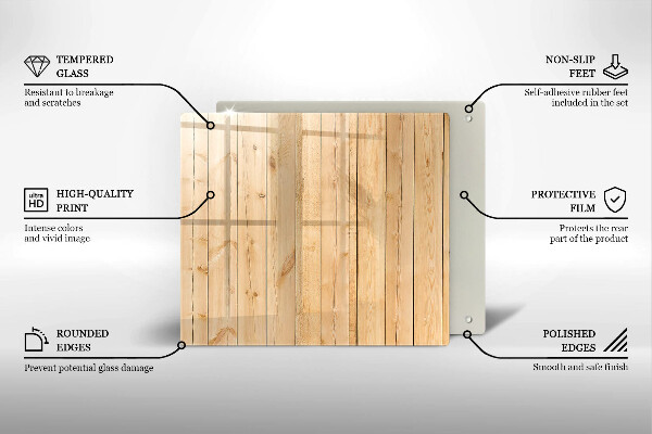 Tábua de cortar Tábuas de madeira delicadas