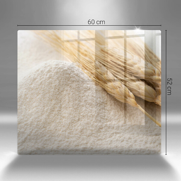 Tábua cozinha Farinha e espigas de grãos