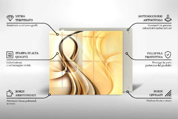 Tábua corte Fumaça abstrata