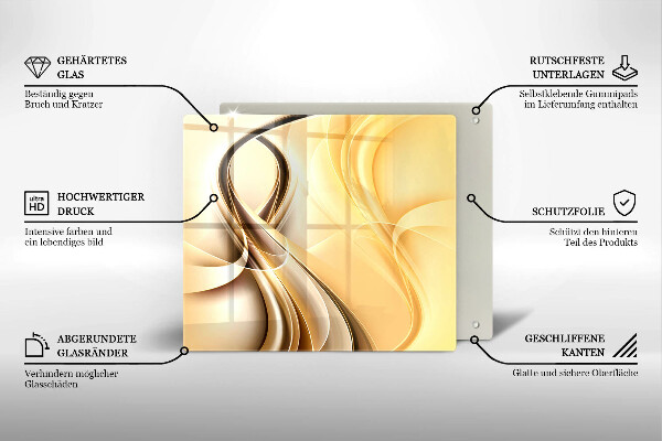 Tábua corte Fumaça abstrata