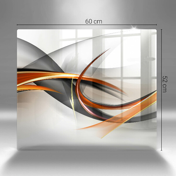 Tábua de cortar de vidro Formas modernas