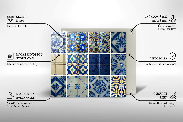 Tábua de cortar Azulejos decorativos