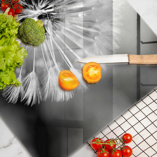 Tábua de vidro Dente-de-leão delicado