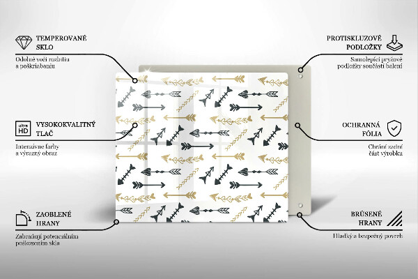 Tábua cozinha Padrão de flecha boho