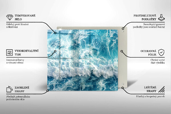 Tábua para corte Ondas do mar