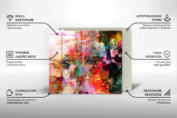 Tábua de cortar Abstração de tinta