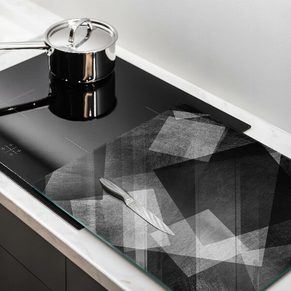 Tábua de cortar de vidro Abstração geométrica