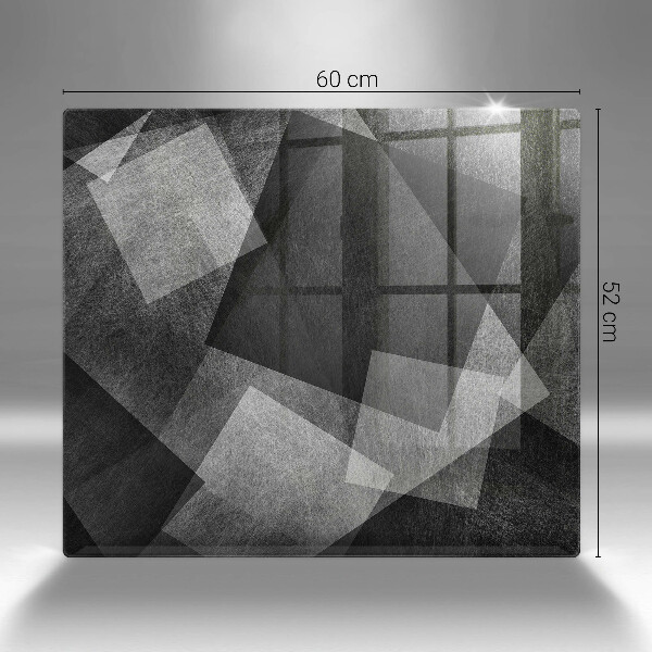 Tábua de cortar de vidro Abstração geométrica