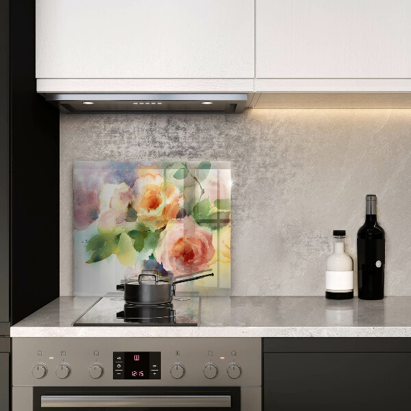 Tábua de cortar alimentos Flores pintadas