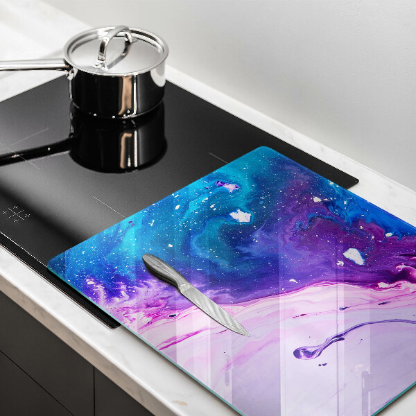 Tábua de cortar de vidro Tinta abstrata