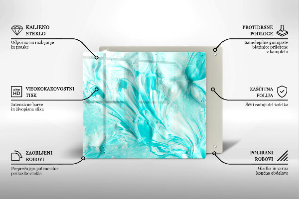 Tábua de corte Tintas abstratas