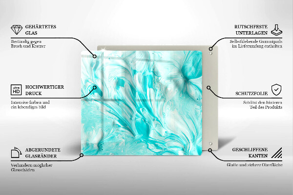 Tábua de corte Tintas abstratas