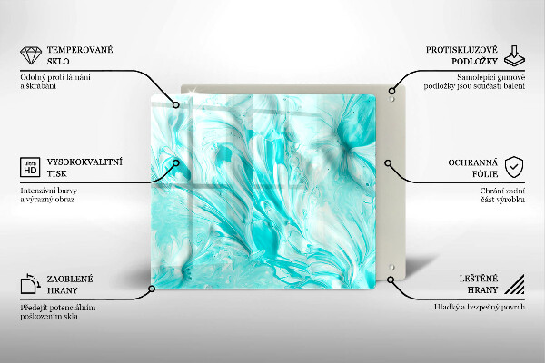 Tábua de corte Tintas abstratas