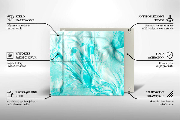 Tábua de corte Tintas abstratas