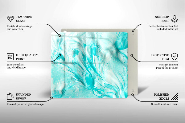 Tábua de corte Tintas abstratas