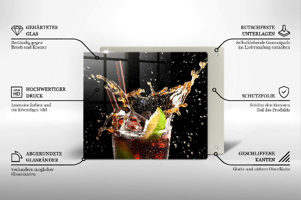 Tábua cozinha Beber com gelo