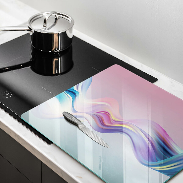 Tábua para cozinha abstração pastel