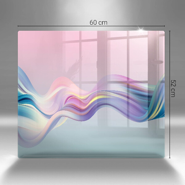 Tábua para cozinha abstração pastel