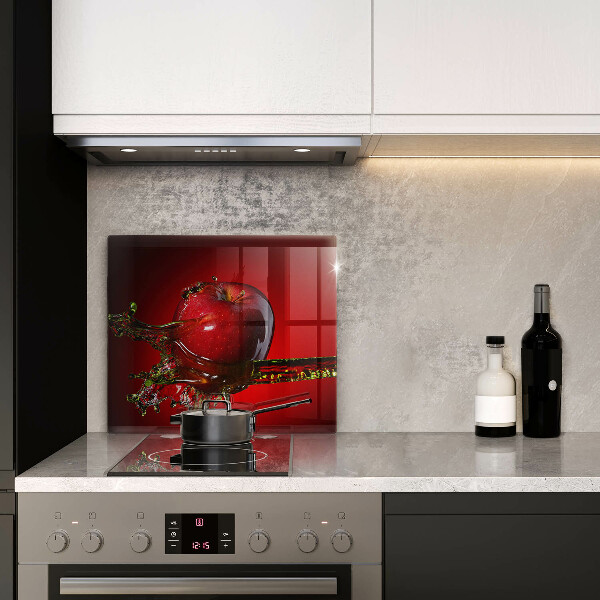 Tábua de cortar de vidro Maçã na água