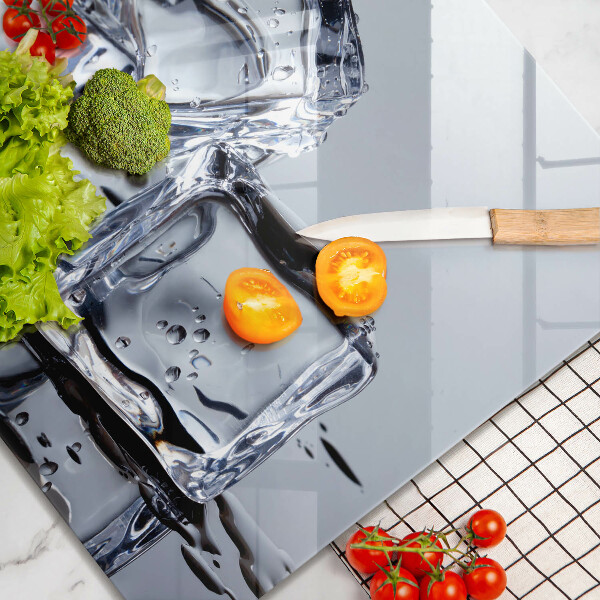 Tábua de corte Cubos de gelo