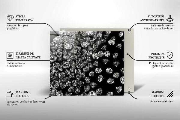 Tábua de corte Diamantes brilhantes