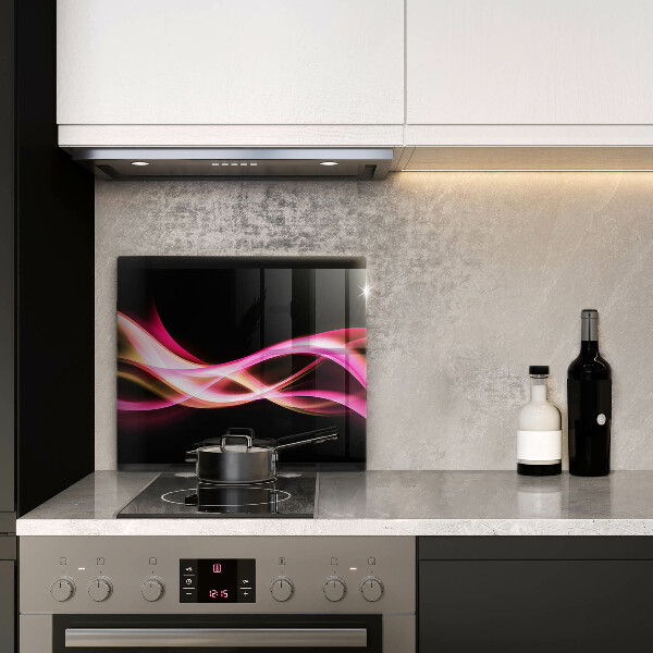 Tábua de cortar alimentos Fumaça neon abstrata