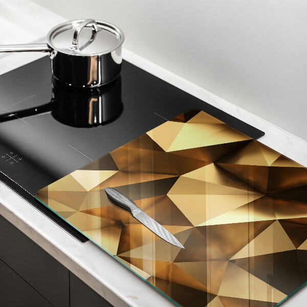 Tábua de corte de vidro Estrutura abstrata de fundo