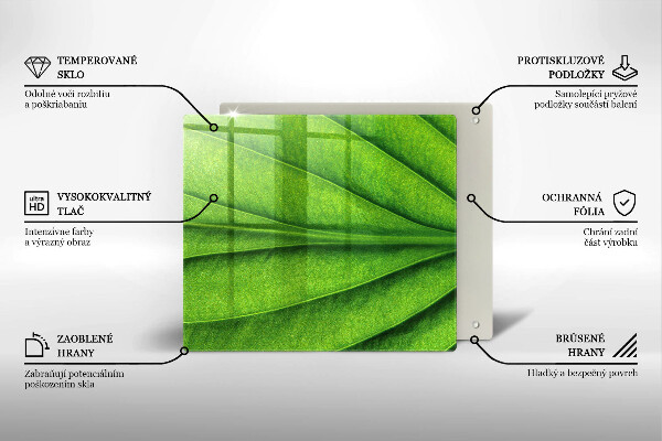 Tábua para cozinha Natureza das nervuras das folhas