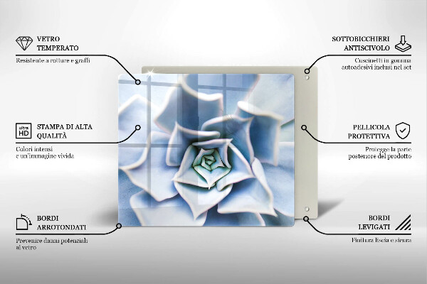Tábua corte planta de flor