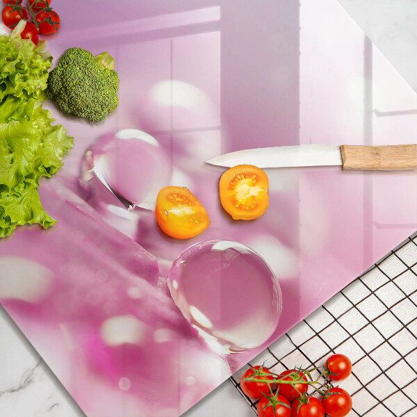 Tábua para corte Pétalas de flores de orvalho