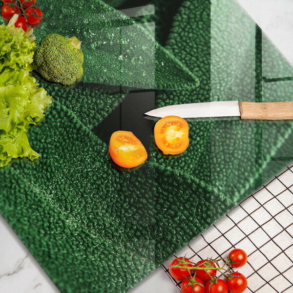 Tábua para corte As folhas da planta