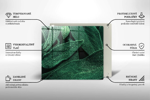 Tábua para corte As folhas da planta