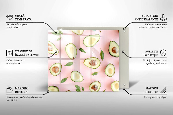 Tábua corte Padrão de abacate