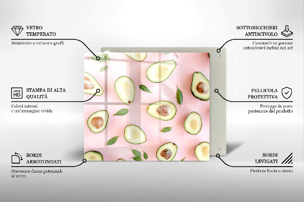 Tábua corte Padrão de abacate