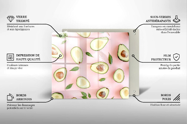 Tábua corte Padrão de abacate