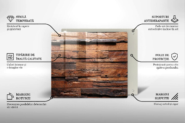 Tábua de vidro Tábuas de madeira decorativas