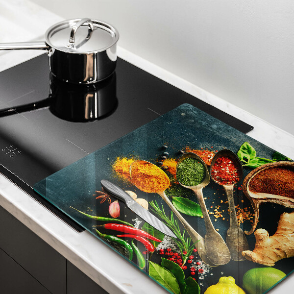 Tábua cozinha Colheres de tempero de cozinha