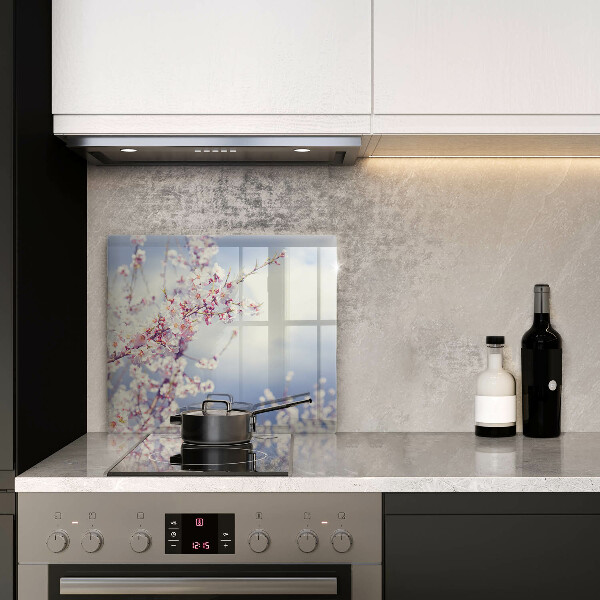 Tábua de cortar de vidro Árvore florida