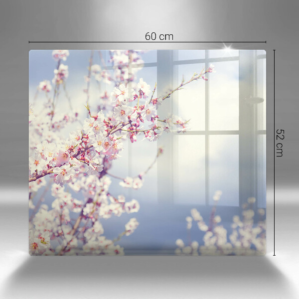 Tábua de cortar de vidro Árvore florida