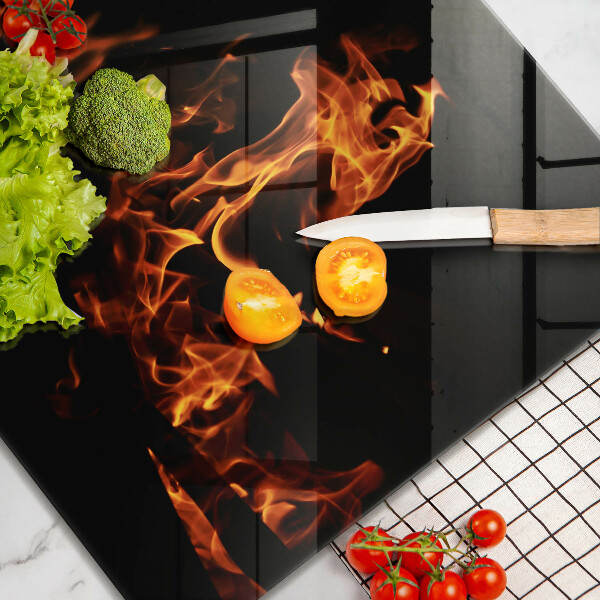 Tábua corte Fogo, chama viva