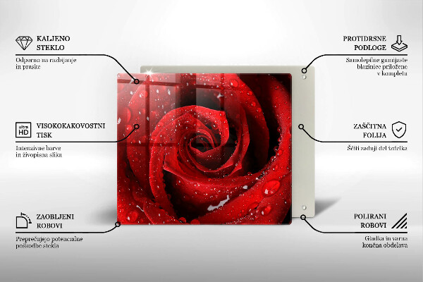 Tábua cozinha Pétalas de flores de rosa