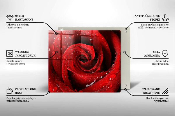 Tábua cozinha Pétalas de flores de rosa