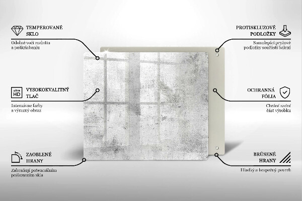 Tábua de vidro Textura de concreto