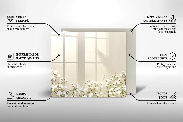 Tábua cozinha Flores boho de Gypsophila