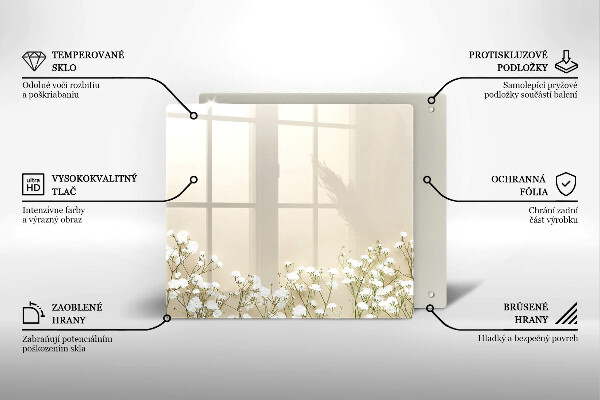 Tábua cozinha Flores boho de Gypsophila